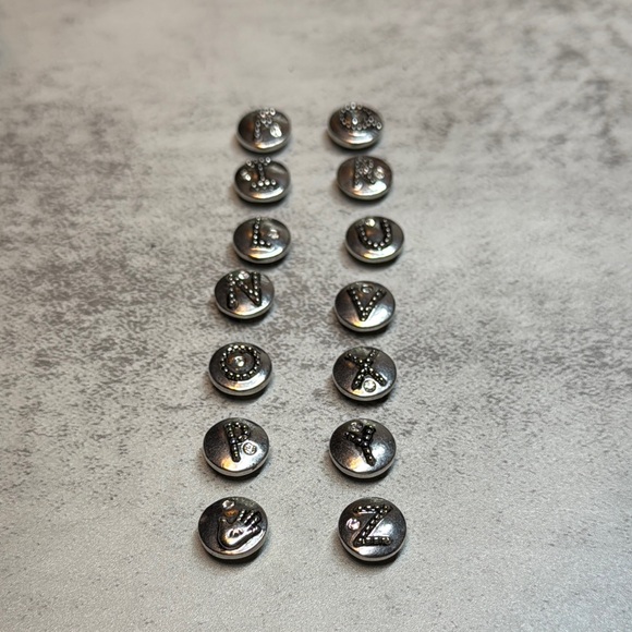 Ginger Snaps Petite Jewelry - Ginger Snap Petite 12mm Silver Toned Alphabet Snap (Choose 1)